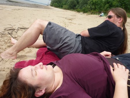 Traumpaar am Elbestrand