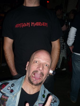Gelegenheitsmoderator from hell meets Anton Maiden