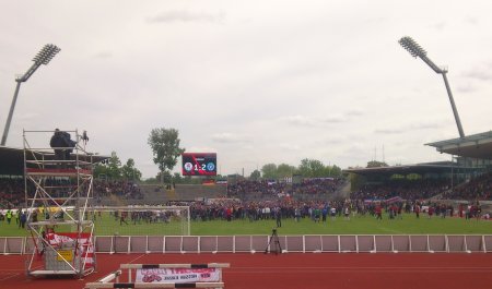 Auestadion nach Nichtaufstieg