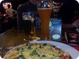Pizza im Caf Nord mit feinstem Analogkse